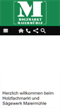 Mobile Screenshot of maiermuehle.de